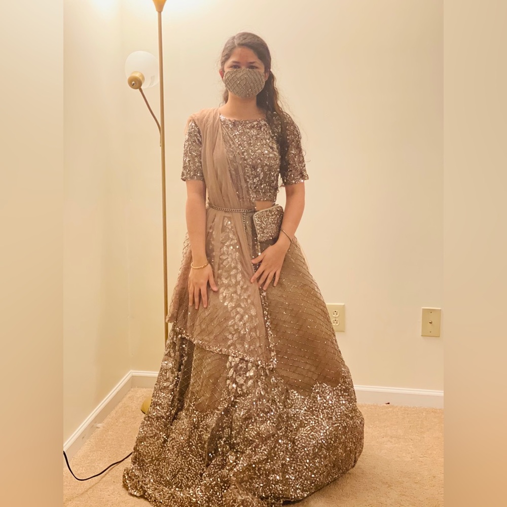 Reception sequins dress